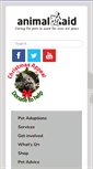 Mobile Screenshot of animalaid.org.au